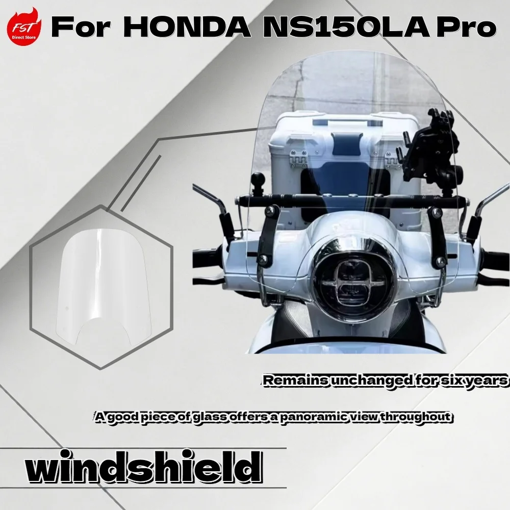 

For Honda NS150LA Pro Original Mounting Hole Front Windshield Scooter Accessories