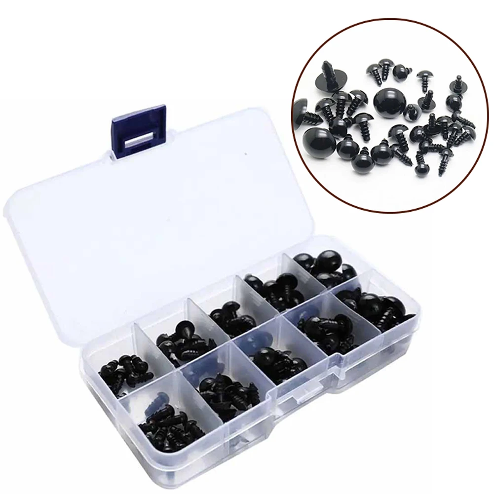 Anti Drop Plastic Eyes Washer Plug Eye Tool 100pcs 6 To 12mm Doll Eyes Innocuity Practical For Variety Of Dolls