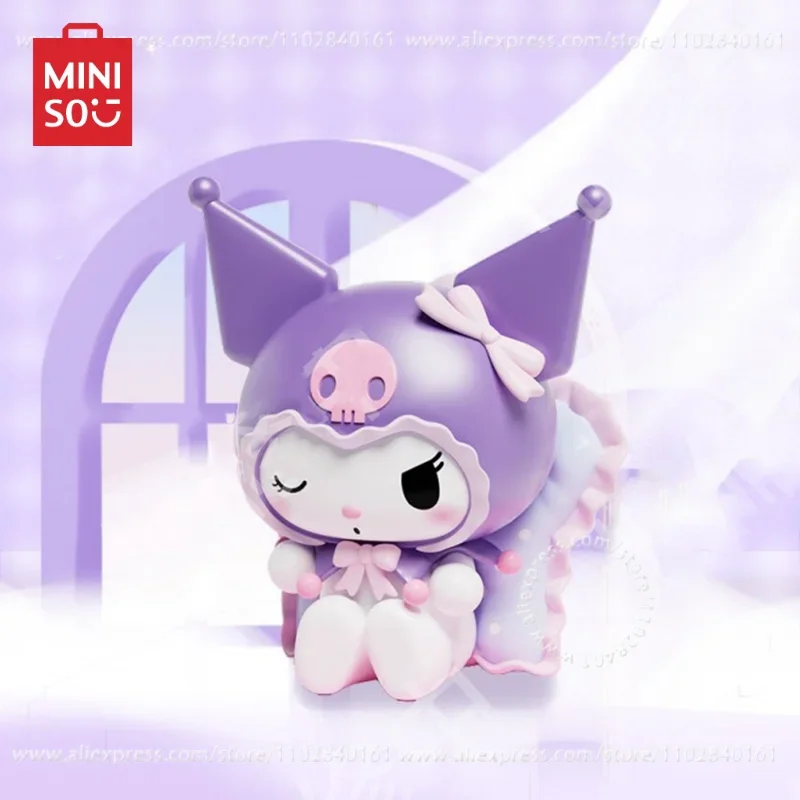 MINISO Kurumi Blind Box Home Dress Up Series Model Doll Micro  Pro Sanrio Girls Birthday Gift Toy Peripheral Kawaii