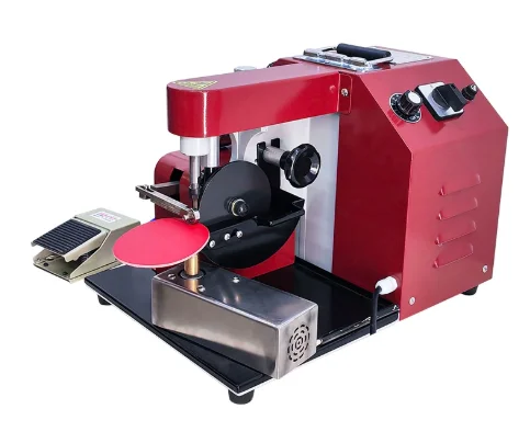 Automatic Leather Strap Edge Coloring Machine Inking Painting Machine for Belt Making Leather Handbags