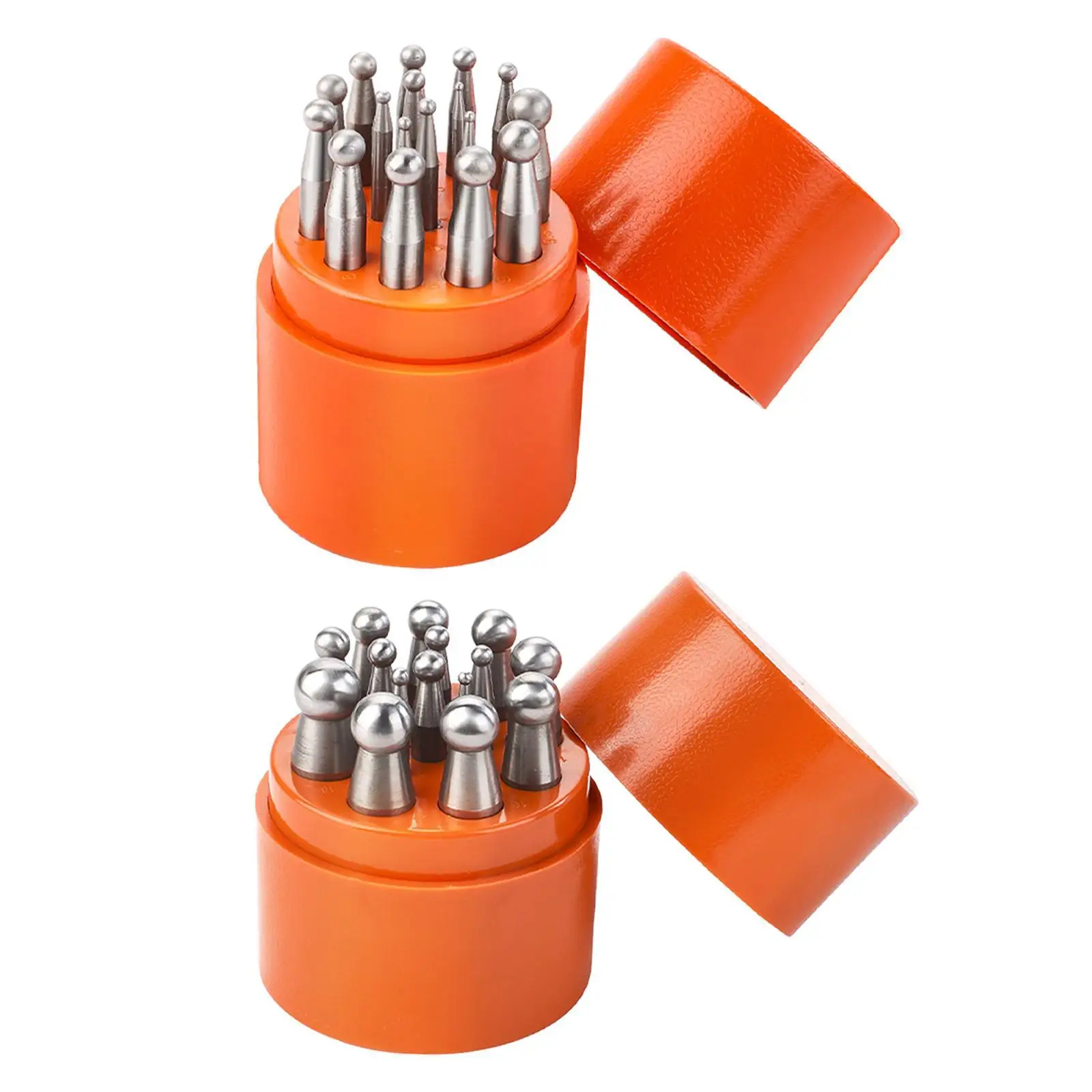 Dapping Block Punches Metal Forming Tool Set Carbon Steel Processing Crafting Jewelry Stamping Tools for Shaping Making Bells