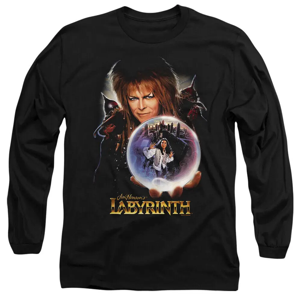 

LABYRINTH I HAVE A GIFT Licensed Men's Long Sleeve Graphic Tee Shirt SM-3XL