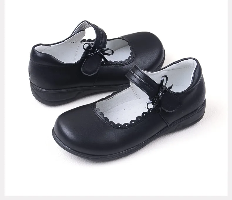 Children Girls Leather Shoes Girls Party Footwear New Children Soft Bottom Single Shoes Kids Dance Performance Footwear