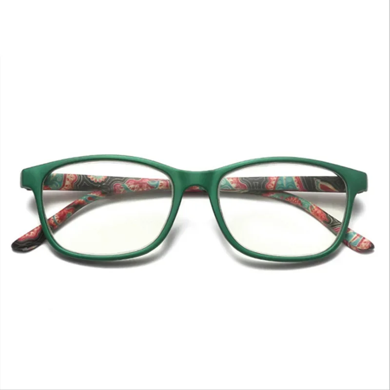 

Fashion Women Reading Glasses Flower Print Resin Read Eyeglasses Magnifying Presbyopic Eyewear +1.0~+4.0 Reading Glasses Women