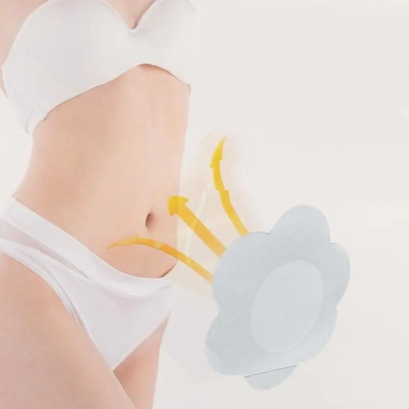 50 teile/satz Ersatz Einweg Rizinusöl Pack Selbstklebende Klebstoff Nabel Aufkleber Quepage Beständig Bauchnabel Protektoren