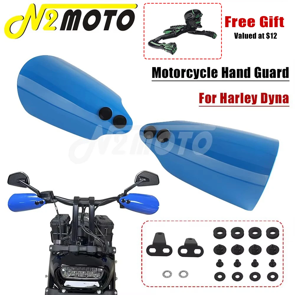 

Hand Guard Cover For Harley Dyna Street Bob Super Wide Glide FXD Convertible FXDS FLD Motorcycle Handlebar Wind Shield Handguard
