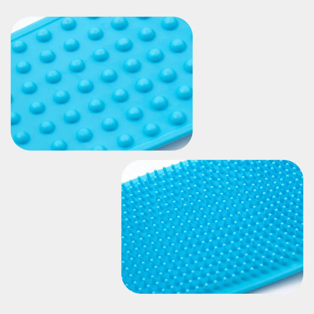 

Silicone Massage Bath Towel 76Cm Long Strap For Back Scrubber Exfoliating Shower Towel Bathroom Supplies Green