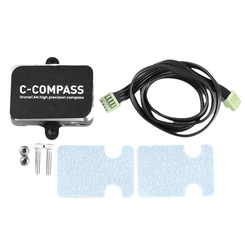 

Magnetometer For CUAV LISI C-COMPASS High Precision Magnetometer RM3100 Compass For PX4/APM Anti-Interference