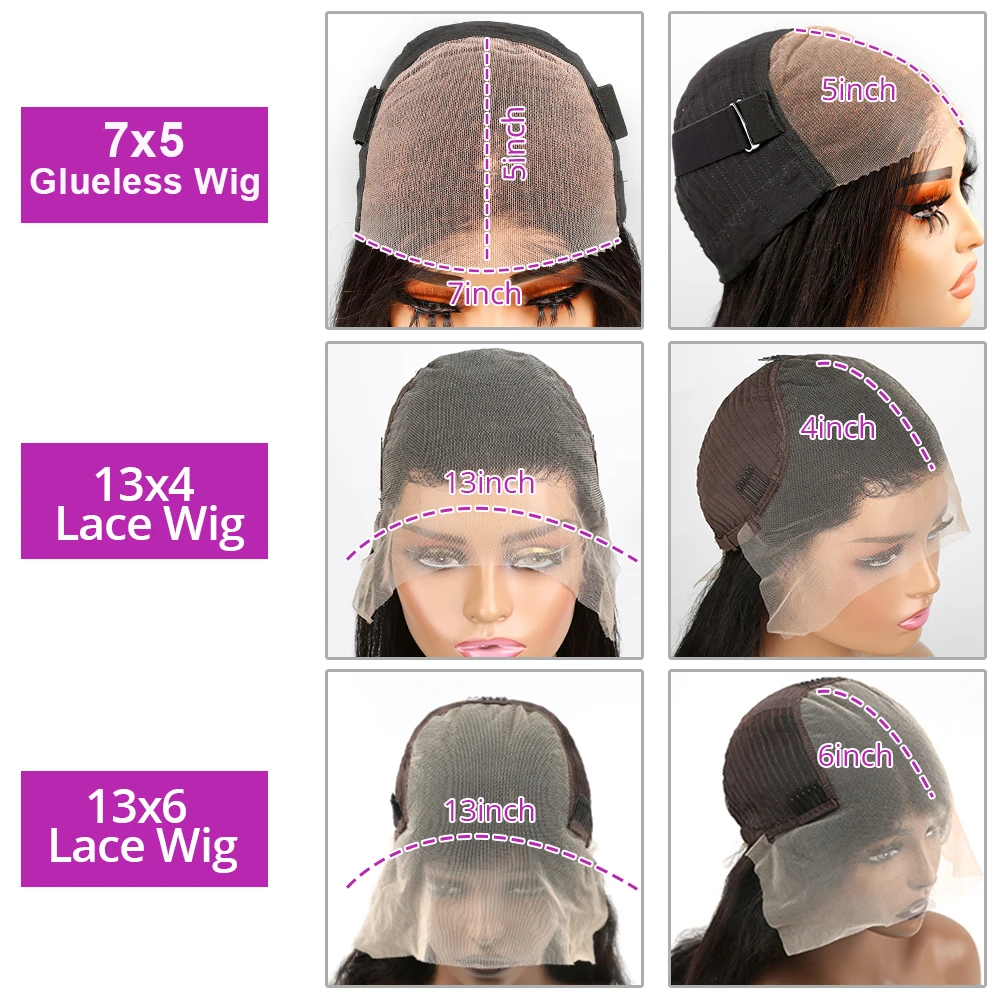 ارتداء والذهاب 13x6 موجة عميقة الدانتيل أمامي بوب شعر مستعار غريب مجعد غلويليس شعر مستعار قصير جاهز للذهاب خصلات الشعر المستعار الإنسان 250 الكثافة للنساء