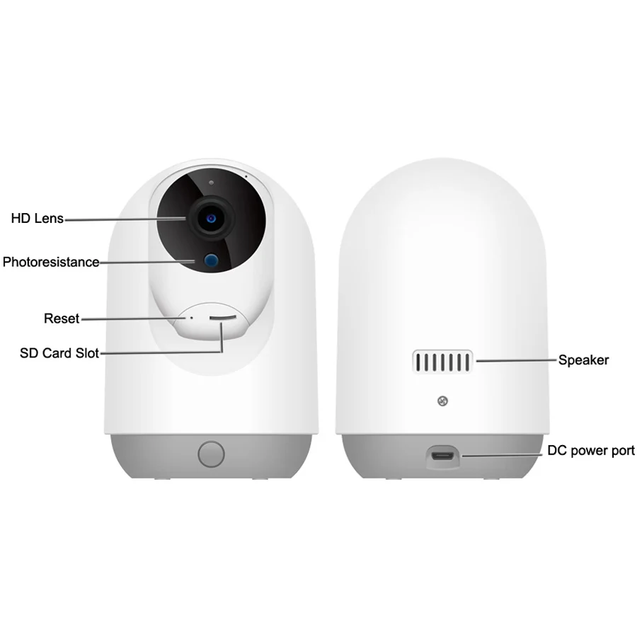 كاميرا Tuya IP WiFi PT داخلية بدقة 3 ميجابكسل، تتبع تلقائي، تحكم في تطبيق الصوت ثنائي الاتجاه لأمن المنزل الذكي #2