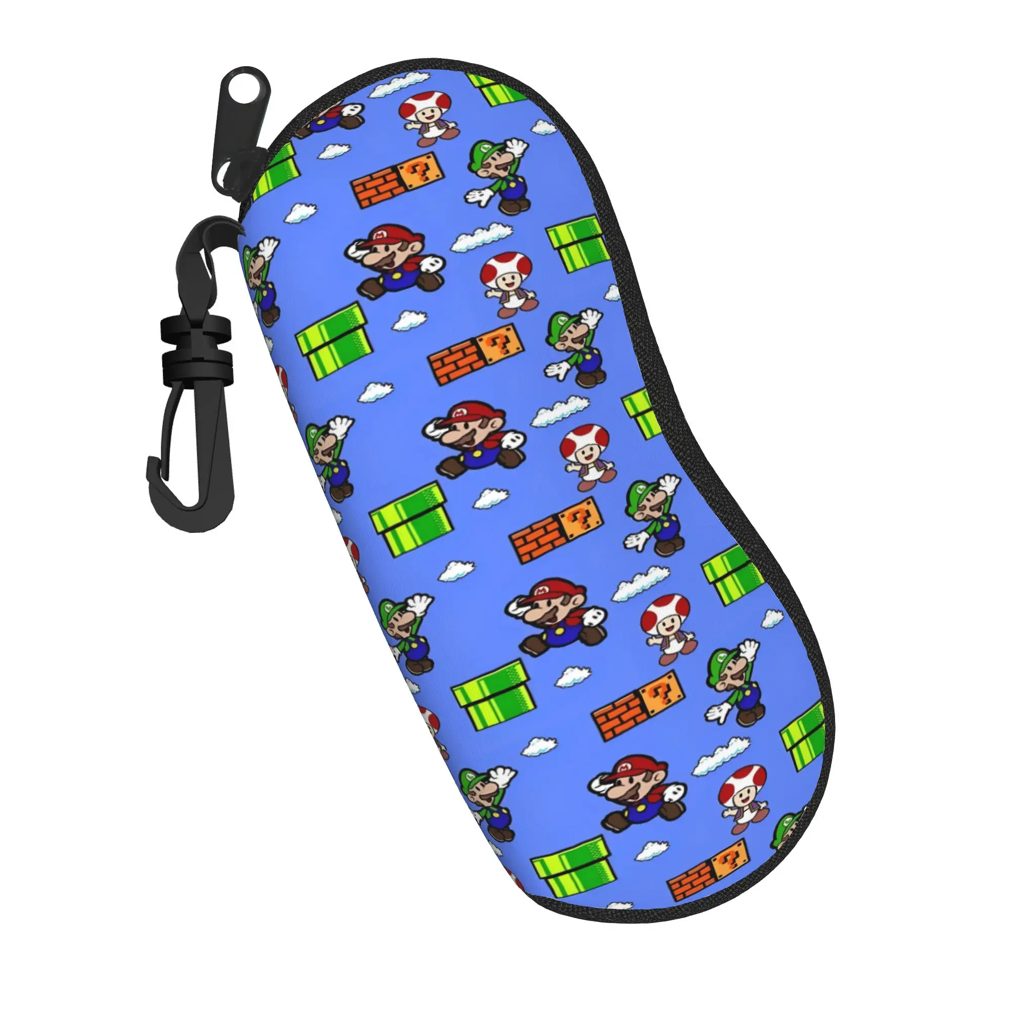 

Футляр для очков Cartoon Brother Marios, унисекс, защита от падения, аксессуары, коробка для хранения очков, коробка для солнцезащитных очков