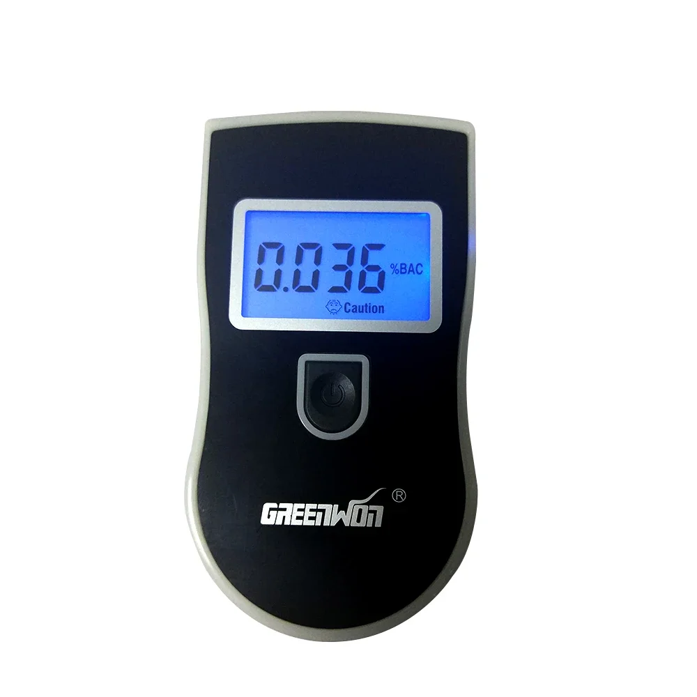 GREENWON Portable Breathalyzer Analyzer Detector Digital LCD Alcohol Breath Tester AT-818P