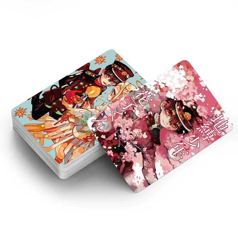 30Pcs/Set Anime Game Toilet-bound Hanako-kun Laser Lomo Card Photocard HD Print Photo Card Fans Collection Gift