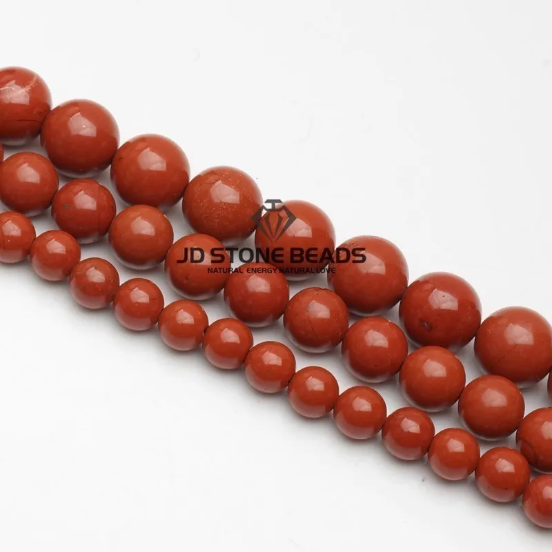 Natural Red Jasper Beads 3-12mm Semi-Finished Handmade DIY Bracelet Beads Accessories gemstone For Jewelry Making