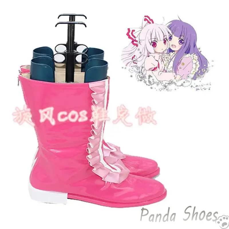 Game Touhou Project Horaisan Kaguya Cosplay Shoes Anime Cos Comic Cosplay Costume Prop Shoes for Con Halloween Party