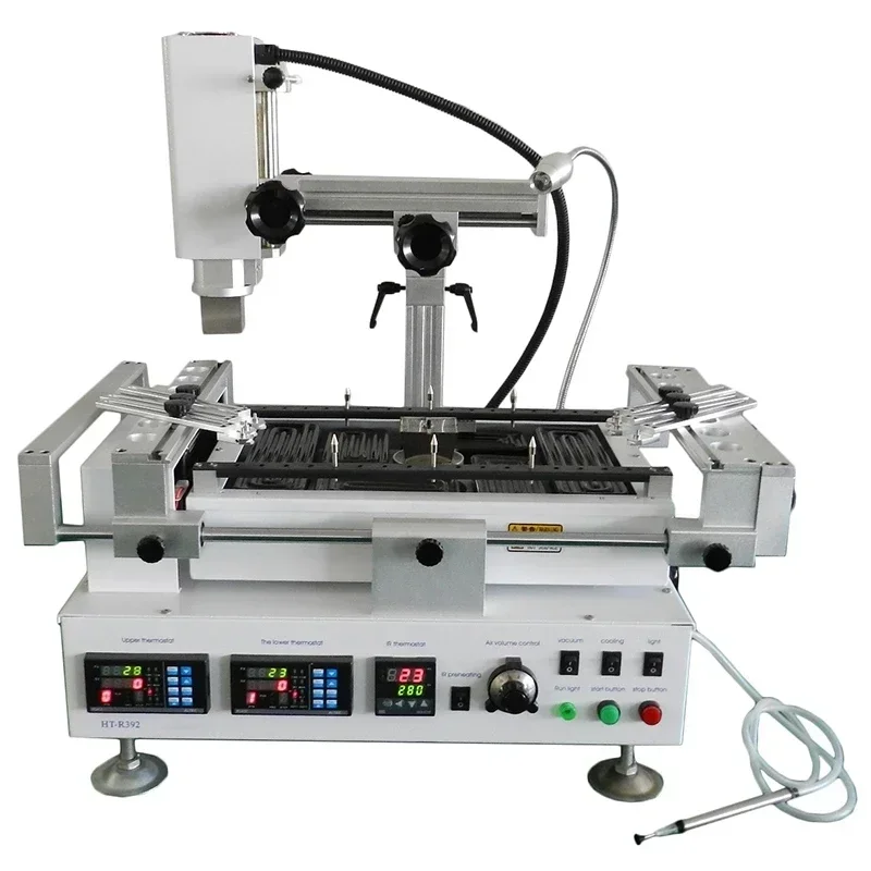 Good Three Temperature Zones Economical HT-392 Smd Bga Rework Soldering Station Heat Hot Air Rework Station
