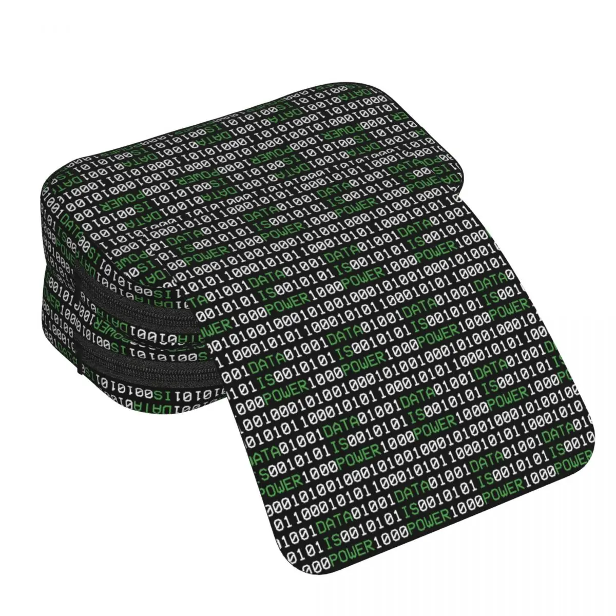 Hacker Code Binary Code Geek Science Computer Pencil Case for Kids School Pen Box Pencil Bag Stationery Supplies Pen Holder Bag