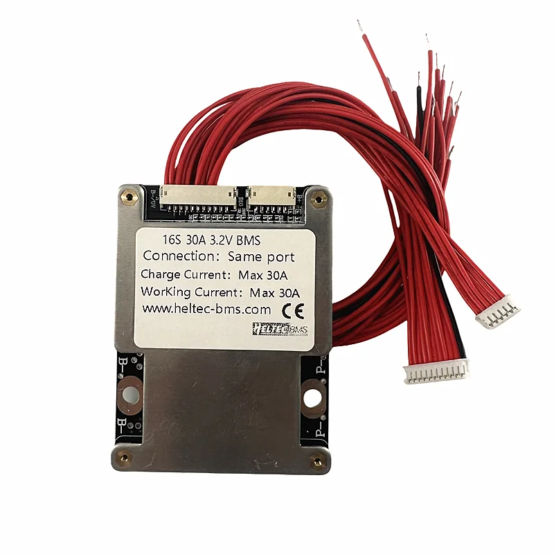 HeltecBMS bms 16s 48v lifepo4 battery 30A 50A 80A Lipo lithium /Lifepo4 battery bms 48v 13S 60V battery management system