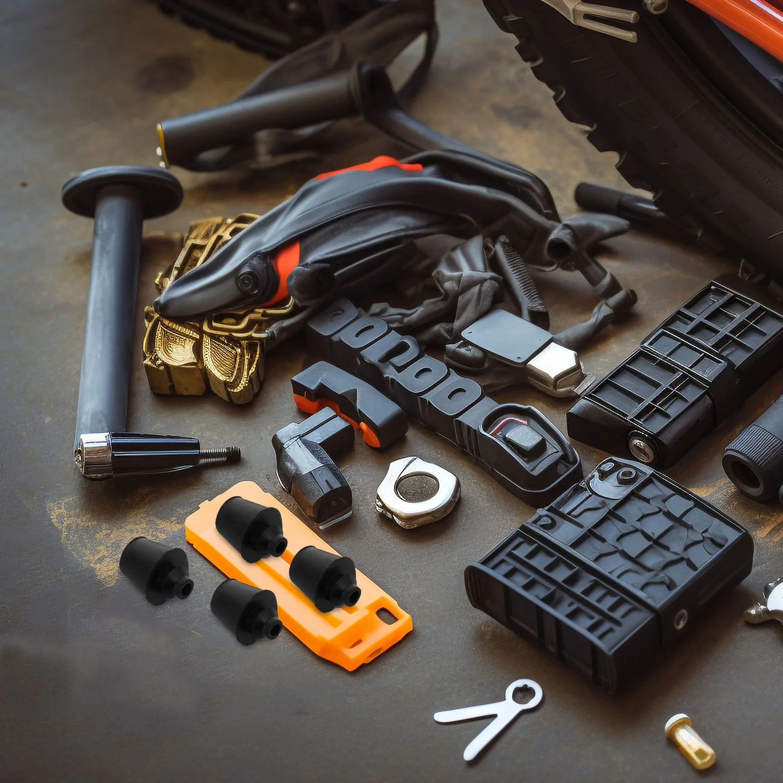 

10pcs Car Door Buffer Blocks Rubber Shock Absorber For Trunk Hood Bumper Protection Auto Door Stopper Rear Front Guard