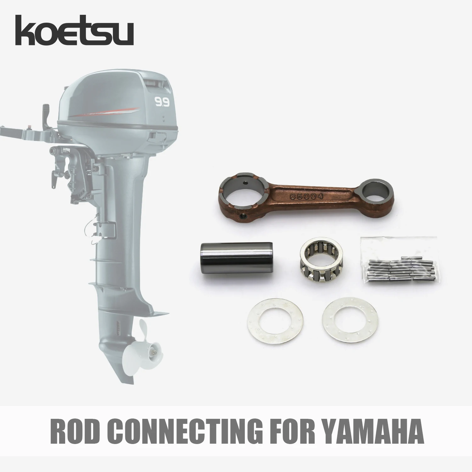 

Шатун KOETSU в сборе-для YAMAHA PARSUN HANGKAI, комплект деталей подвесного лодочного двигателя, двухтактный 2-130 л.с.