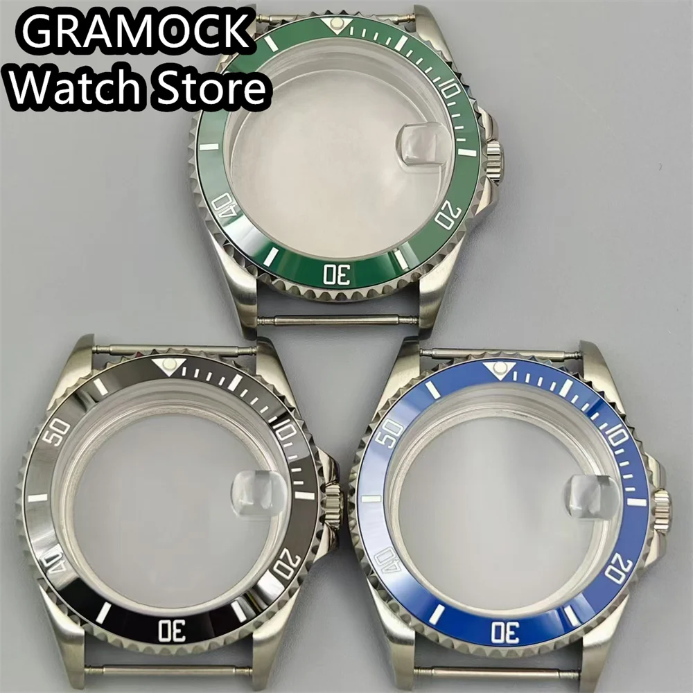 

GRAMOCK 36mm 38mm High Quality Dive Watch Case Sapphire Glass Ceramic Bezel Fit NH34 NH35 NH36 ETA2824 PT5000 Movement Date