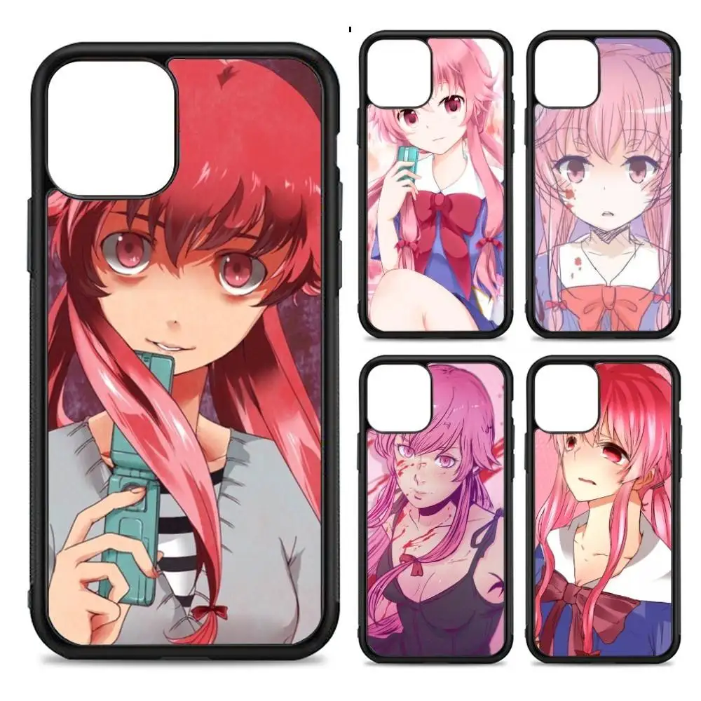 

Anime Future Diary Phone Case Silicone PC+TPU For For IPhone 11 12 13 14 15 16 Plus Pro Max Cover