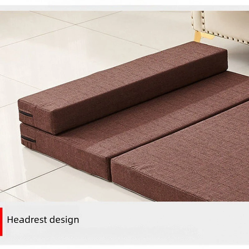 Multifunctional Three Foldable Mattress Single Sponge Sleeping Pad Tatami For Office Student Nap Floor Sleeping Artifact