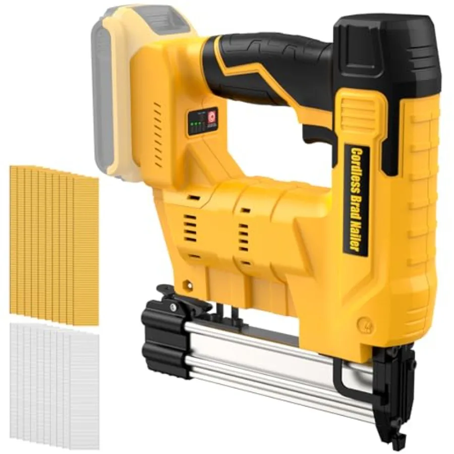 

Аккумуляторный гвоздезабиватель и степлер 2-в-1 для DeWalt 20V MAX (без аккумулятора), 18 калибр, с 1000 гвоздями