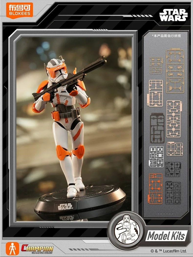 BLOKEES Neue Star Wars Bausatz-Figuren Beyond Edition Klon-Kommandant Cody Obi Wan Kenobi Montagemodell Ornament Spielzeug Geschenk – Detail 13