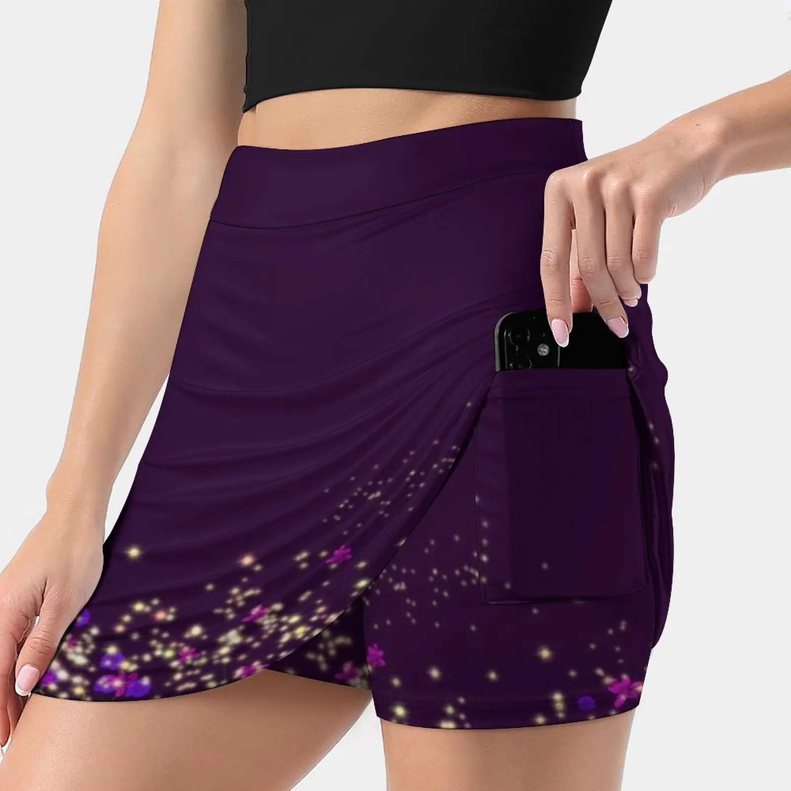 Fae Magic Women's skirt Mini Skirts A Line Skirt With Hide Pocket Saffie The Coven Coven Chandelle Chandelle Lavaun Tegan