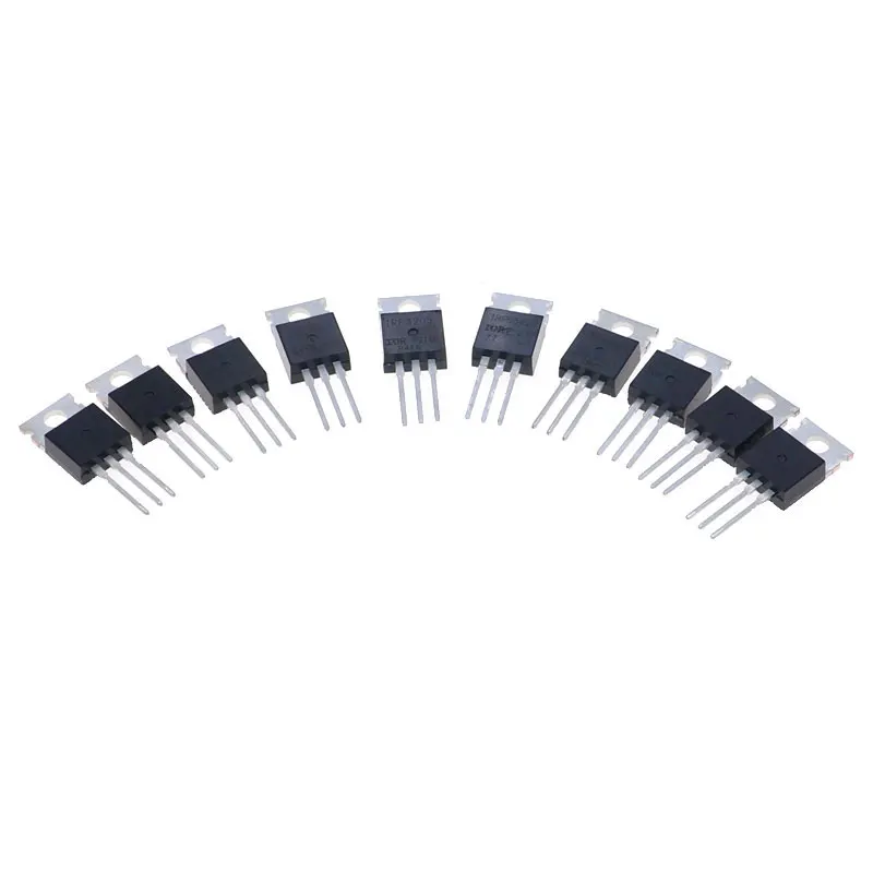 50 stks 10 Types Mosfet Transistors Assortiment Kit IRF640 IRF740 IRF830 IRF840 IRF530 IRF630 IRF820 IRFZ44 IRF9540 IRF3205 Serie