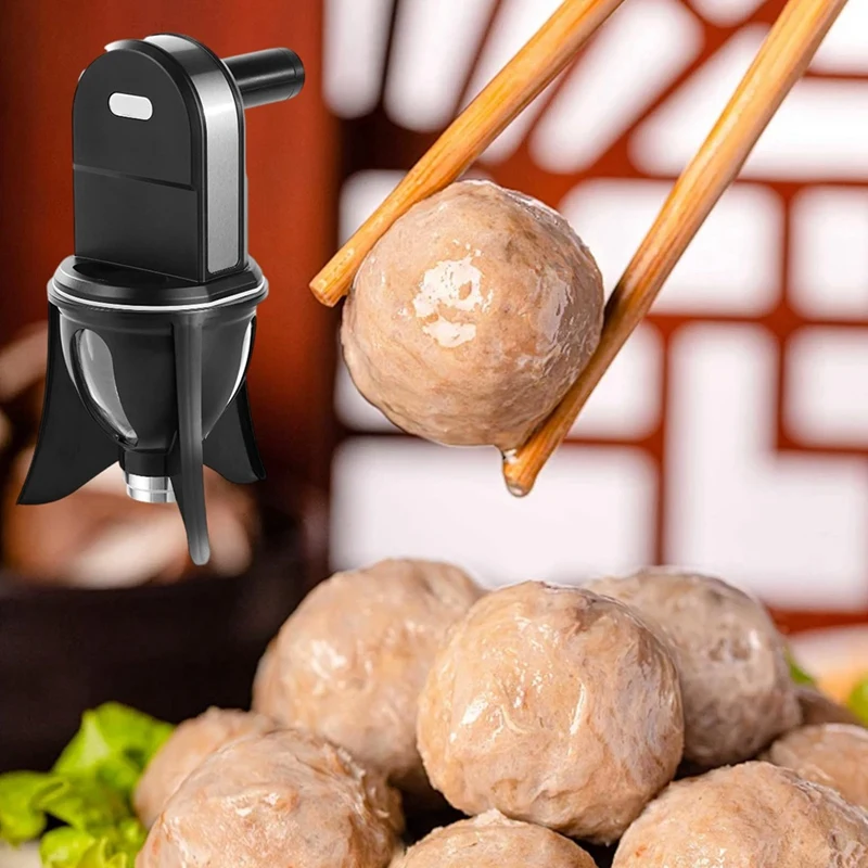 Household Sweet Ball Maker Small Automatic Dumpling Machine Meatball Maker Making Fish Meat Ball Forming Machine Durable UK Plug