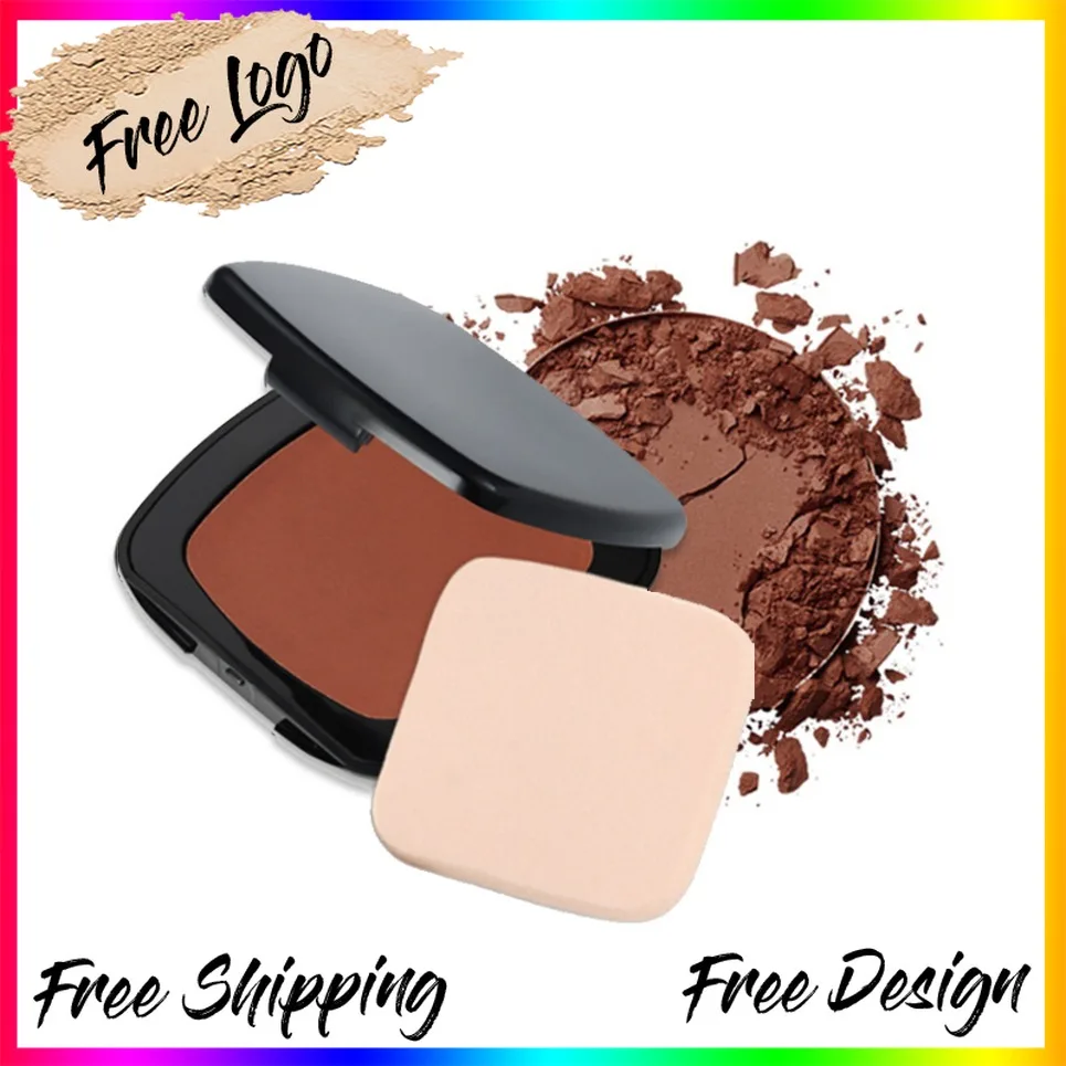 

Private Label Vegan Makeup Round Hole Concealer Pressed Powder Contour Palette For Beauty Salon Custom Logo Wholesale