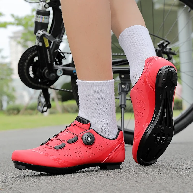 Herren-Mountainbike-Schuhe MTB, atmungsaktiv, rutschfest, hohe Härte, geeignet für Outdoor-Straßenrennen, Mountain-Offroad-Fahren 37-46 – Detail 30