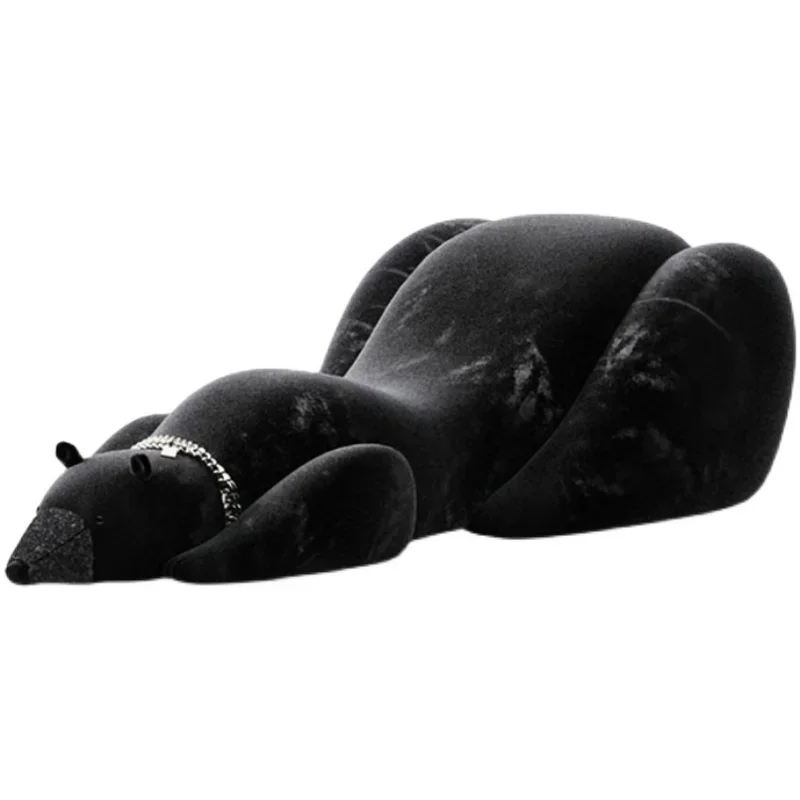 

Customized Designer Art Big Bear Shape Recliner Model Room Home Living Room Couch Light Luxury Personality Doll Armchair