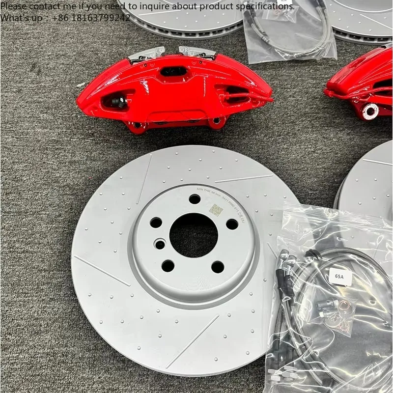 

High Quality Custom 4Pot Front Brake Kit with Caliper Disc Rotor for High Performance Brake System