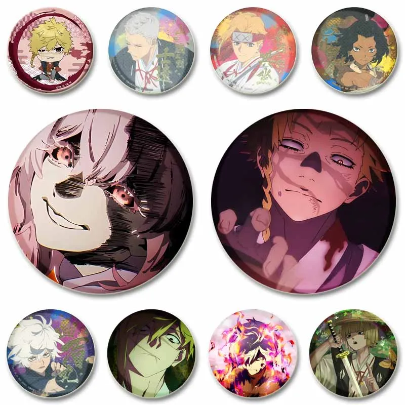 

Gabimaru Yuzuriha Cartoon Character Badge Anime Hell's Paradise Brooches on Backpack Shoes Decoration Jewelry Enamel Pins Gifts