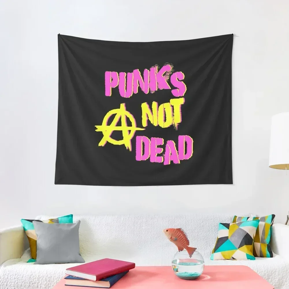 

Punks Not Dead Tapestry House Decoration Decoration For Bedroom Tapestry