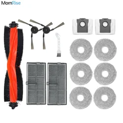 Accessories For Dreame X40 Ultra / L40 Ultra Robot Vacuum Cleaner Spare Parts Replacement Kit Main Brush Filter Dust Bag Mop Pad