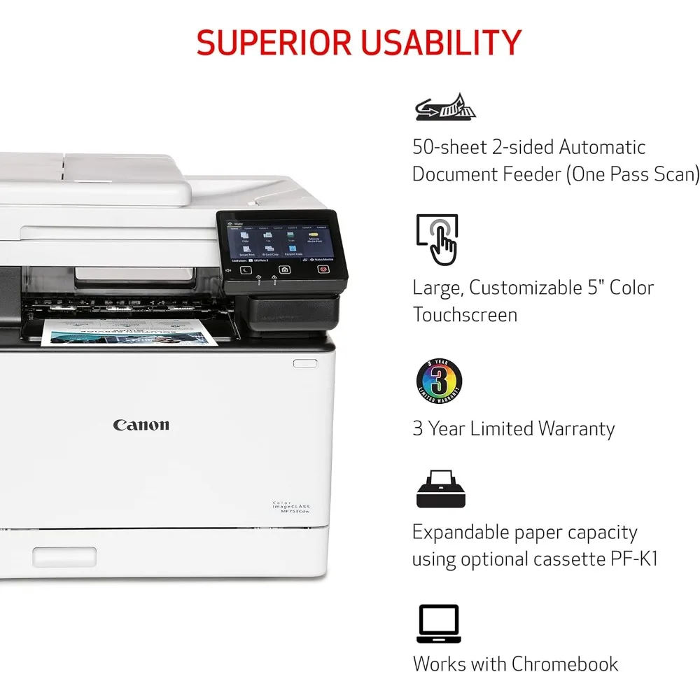 imageCLASS® MF753Cdw Wireless Laser All-In-One Color Printer