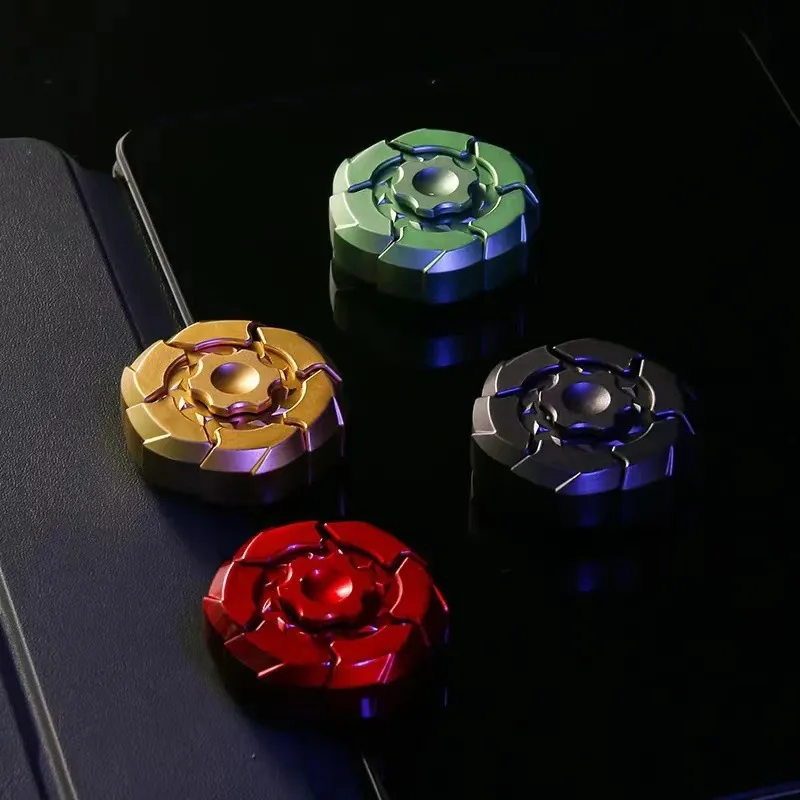 EDC تململ المتزلجون المفتوحة درع الغزل العلوي ألعاب متململة الإجهاد الإغاثة للبالغين المغناطيسي فنجر سبينر مكافحة الإجهاد اللعب