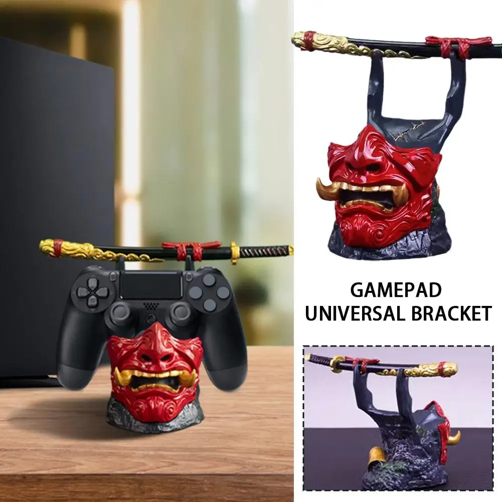 For Ghost Of Tsushima Gaming Controller Holder One More Life Controller Holder Figure Headphone Stand For PS5/PS4 NS