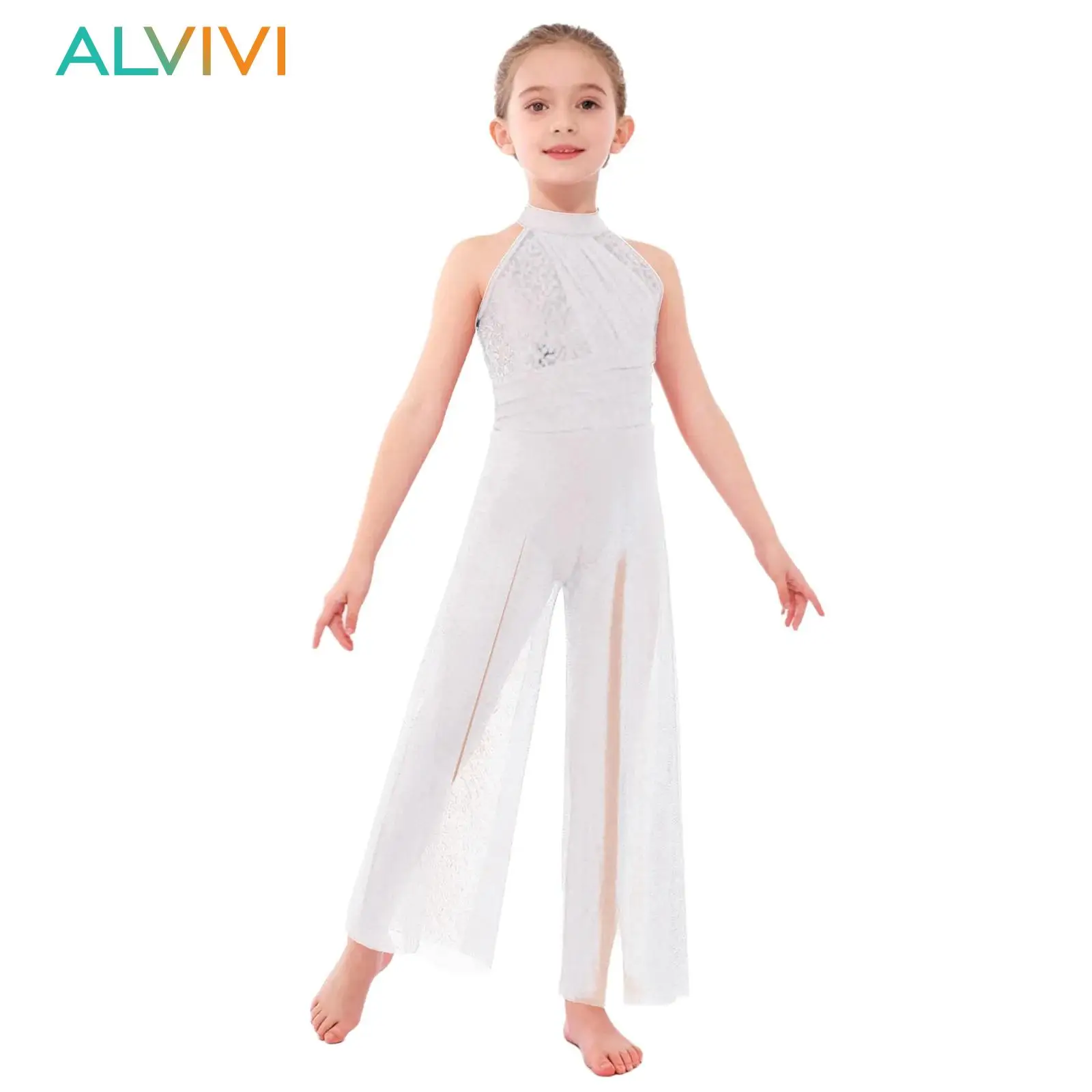 

Детский гимнастический костюм для девочек с блестящими пайетками, комбинезон для балета и лирических танцев, современный танцевальный костюм для выступлений