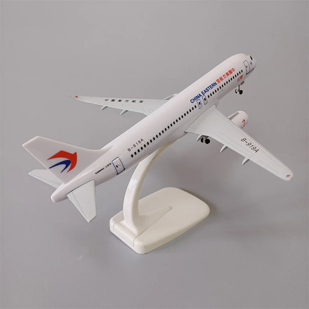 

NEW 20cm China Eastern COMAC C919 Airlines Aircraft Diecast Airplane Model Plane Aircraft with Wheels Landing Gears Aeroplane