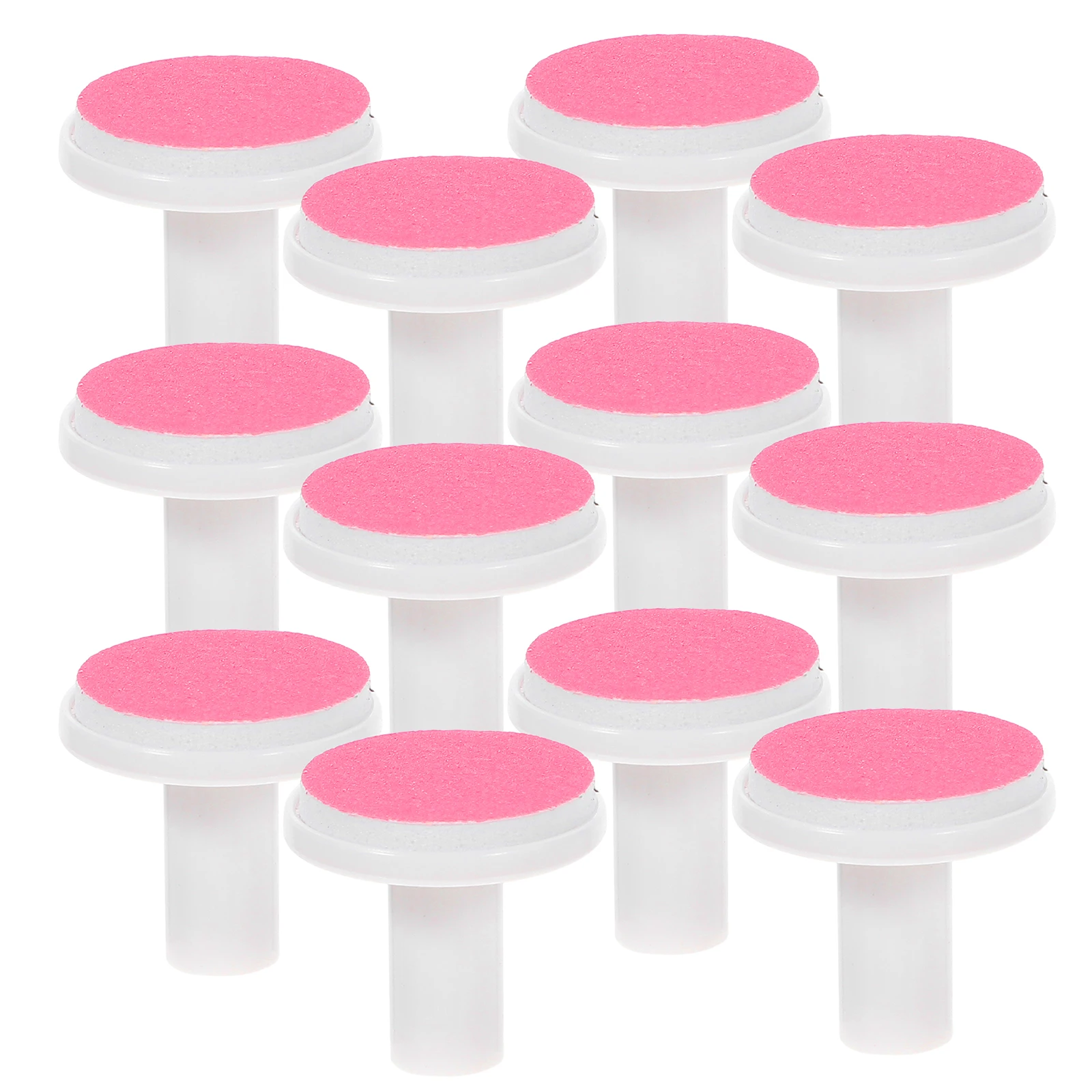 

12pcs Red Baby Nail Grinder Heads 1-6 Months Replacement Pads Electric Trimmer Sandpaper Accessories Nail File Pad Newborn