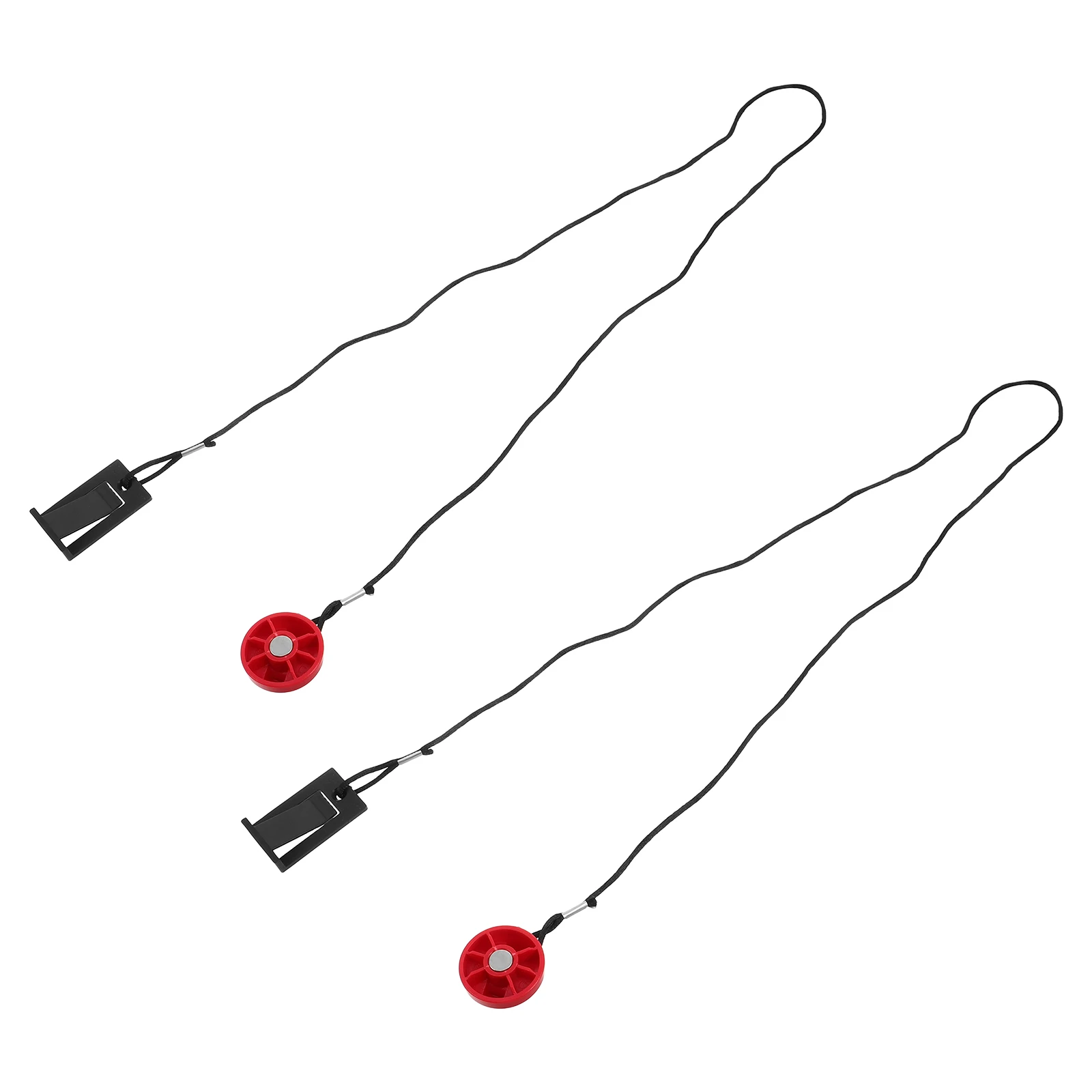 

2 Pcs Treadmill Key Replacement Universal Clip Safety Magnet Functionality Durable Construction Wide Compatibility Dual