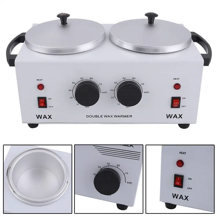 1200cc Double Depilatory Hard Bees Wax Heater Hot Wax Warmer