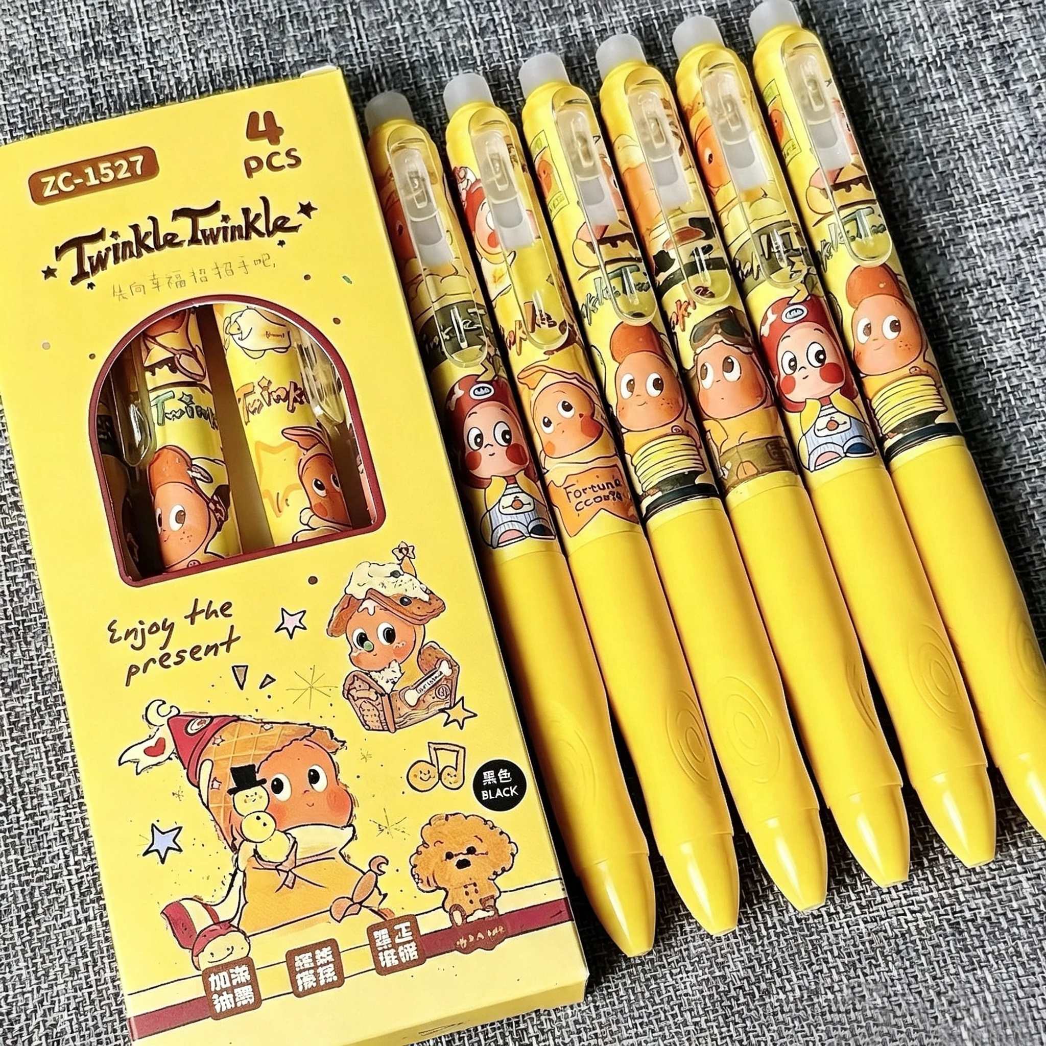 4PcsCute Starman Retractable E - огляд і ціна Retractable Eraser Pen Click
