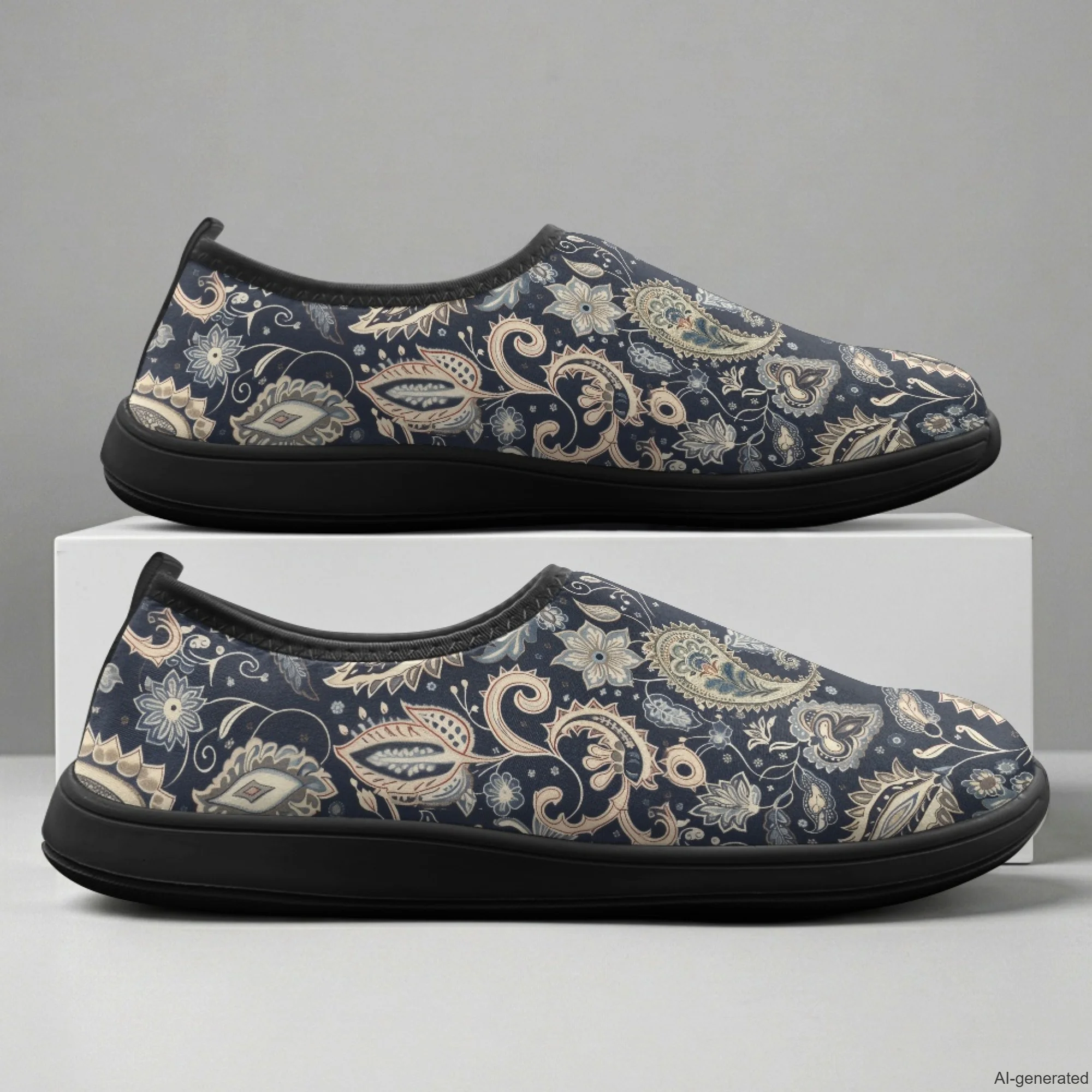 

XIXIRIMIDO Slip-on Wide-toed Shoes Pantufa Cashew Flowers Nurse Sneakers Women Sneakers Man Shoes Tenis Feminino Nurse Shoes