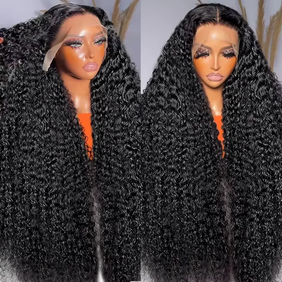

13x6 30 40 Inch HD Deep Wave Lace Frontal Wig Curly Human Hair Wigs Loose Water Wave Wig Brazilian 13x4 Lace Front Wig For Women